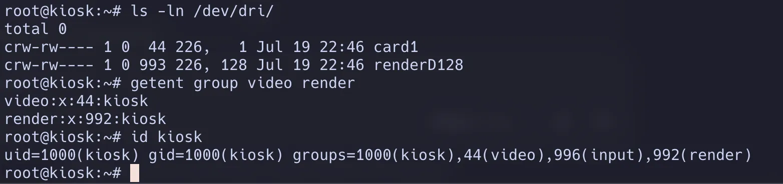The whole bug in four lines of terminal output showing the host and container mismatch